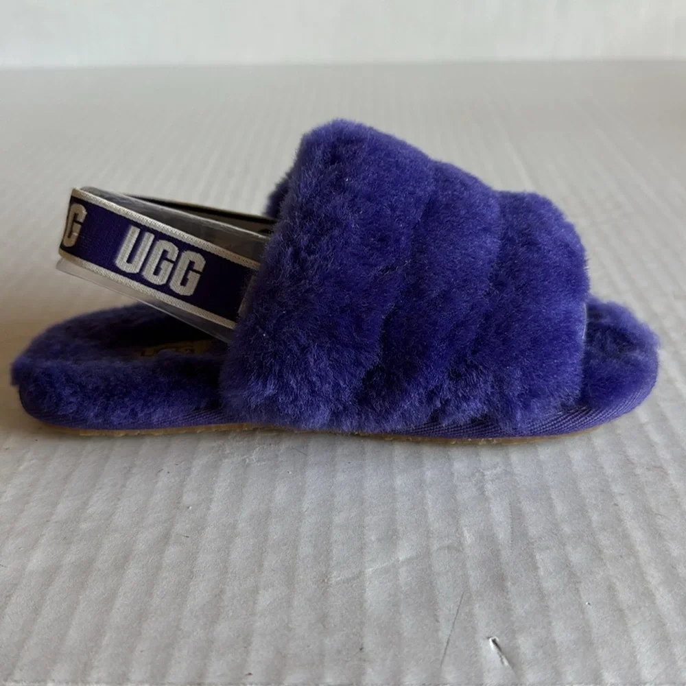 NWOT Ugg Purple Fluff Yeah Slides